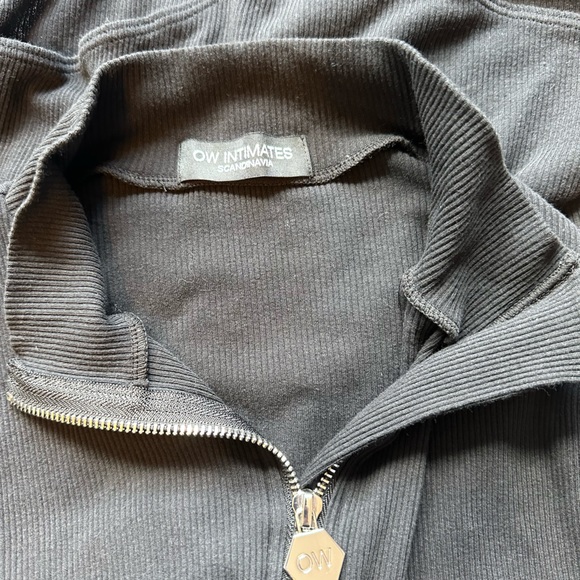 OW INTIMATES SCANDINAVIA BLACK LONG SLEEVE BOBY SUIT. Size Large. - Picture 6 of 8